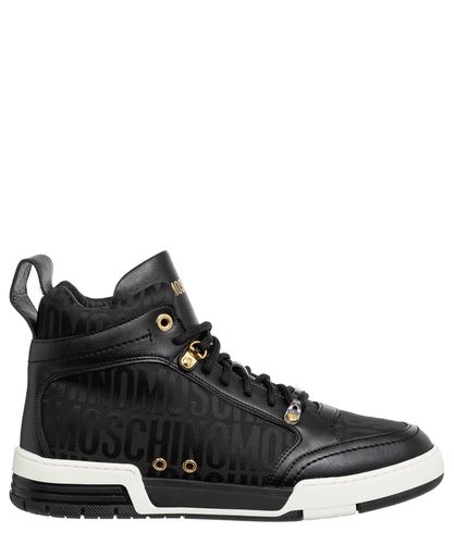 Logo High-top sneakers - Moschino - Modalova