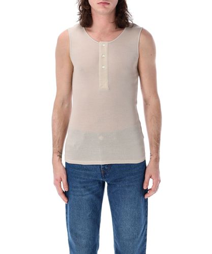 Sleeveless t-shirt - AMI Paris - Modalova