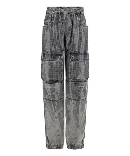 Pantaloni cargo d-mirt - Diesel - Modalova