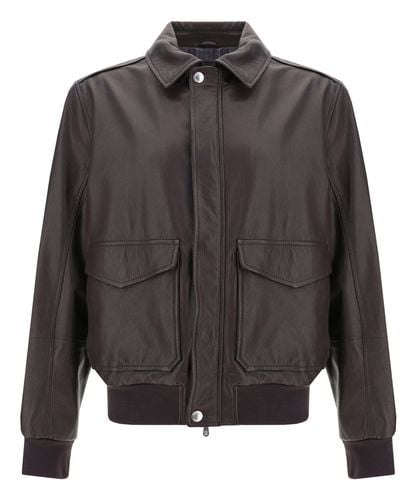 Leather jackets - Brunello Cucinelli - Modalova