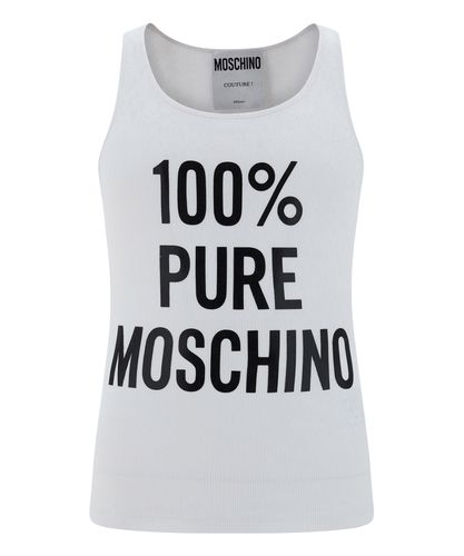 Ärmelloses t-shirt - Moschino - Modalova