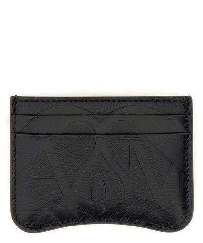 Porta carte di credito seal - Alexander McQueen - Modalova