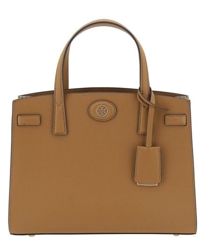 Shopping bag robinson pebbled small - Tory Burch - Modalova