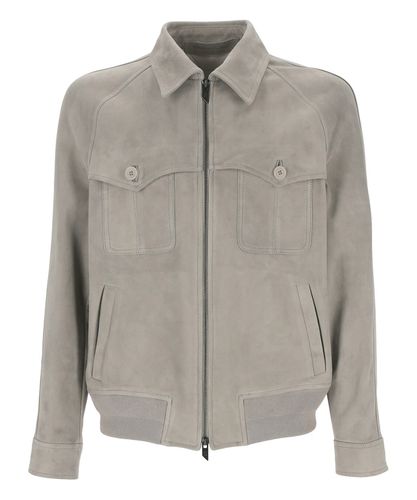 Leather jackets - Salvatore Ferragamo - Modalova