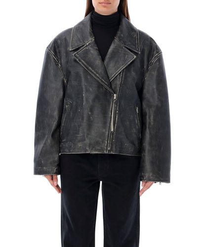 Giacca in pelle - Acne Studios - Modalova