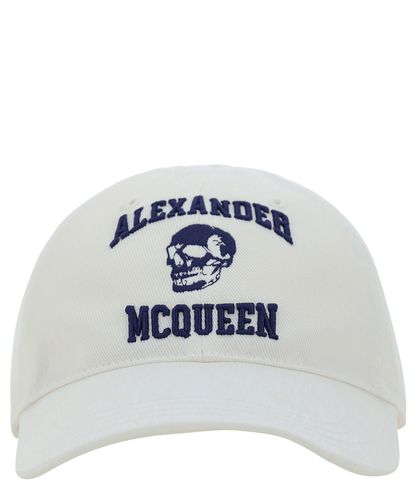 Cappello con visiera varsity - Alexander McQueen - Modalova