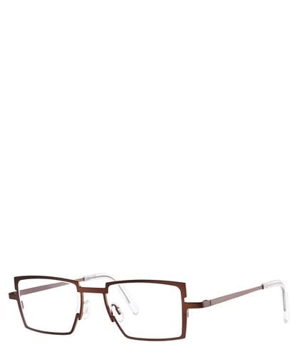 Eyeglasses SENDER 098 BURNT SHADOW MATTE - Theo - Modalova