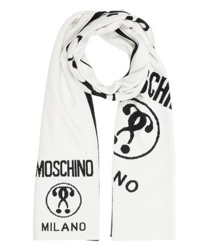 Double question mark wollschal - Moschino - Modalova