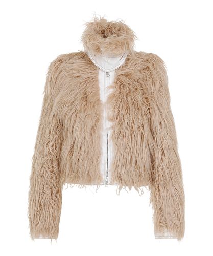 Vangel Faux fur coats - Dries Van Noten - Modalova