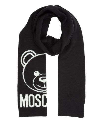 Teddy Bear Wool scarf - Moschino - Modalova