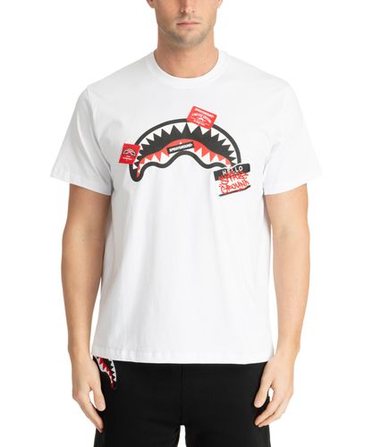 Label shark t-shirt - Sprayground - Modalova