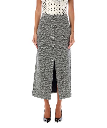 Herringbone Midi skirt - Self-Portrait - Modalova