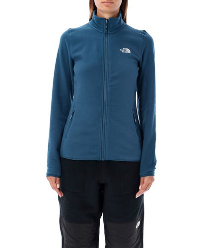 Felpa con zip 100 glacier - The North Face - Modalova