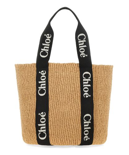 Shopping bag woody large - Chloé - Modalova