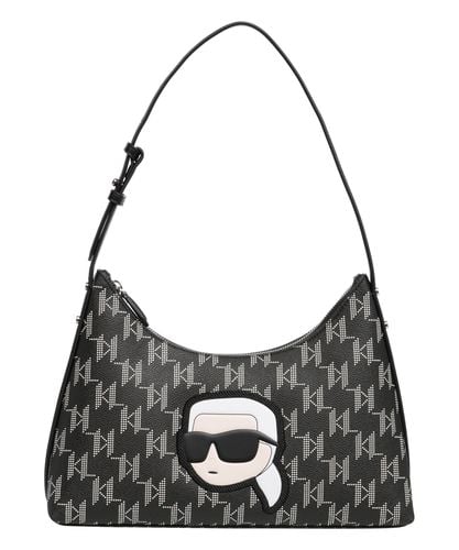 K/Ikonik Monogram Hobo bag - Karl Lagerfeld - Modalova