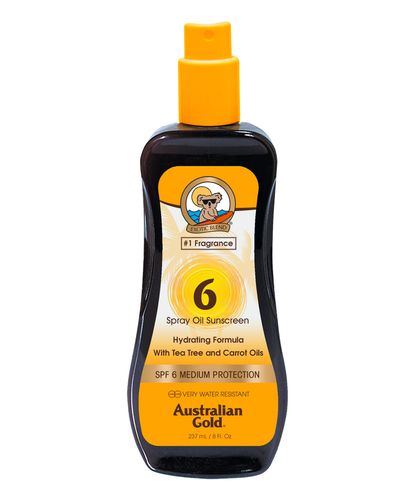 Spf 6 spray oil con carrot 237 ml - sunscreen - Australian Gold - Modalova