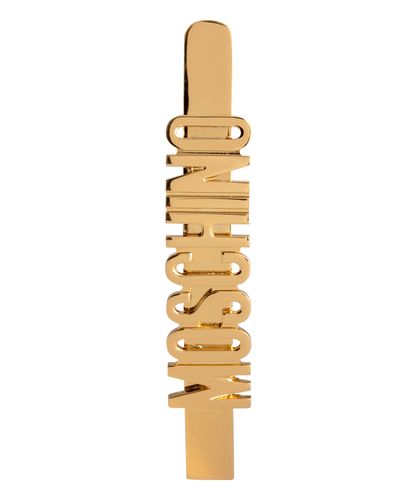 Logo Lettering Hair clip - Moschino - Modalova