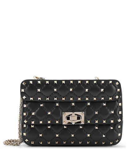 Borsa a spalla rockstud spike media - Valentino Garavani - Modalova