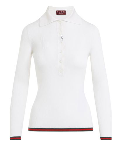 Long sleeve polo shirt - Gucci - Modalova