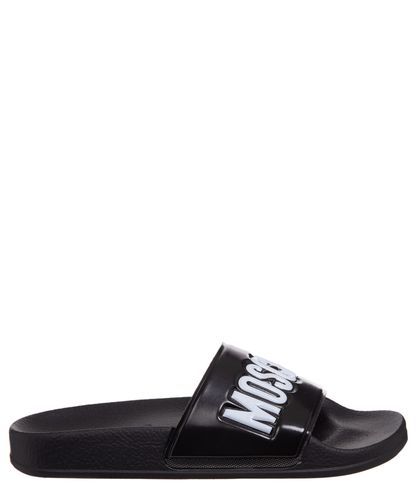Ciabatte logo - Moschino - Modalova