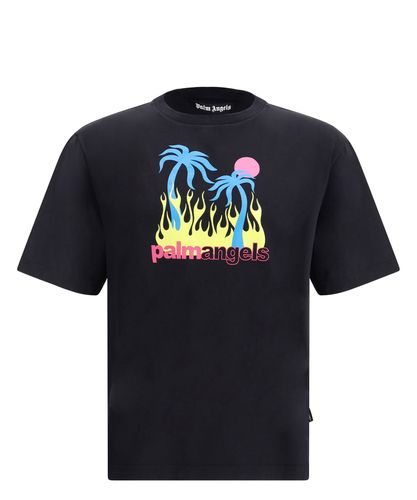 Burning oasi t-shirt - Palm Angels - Modalova