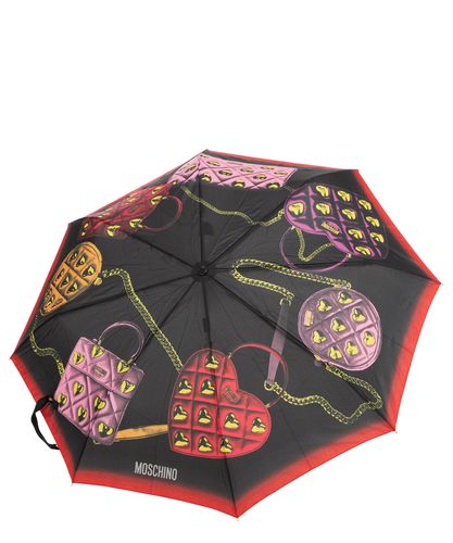 Openclose Bags with Hearts Umbrella - Moschino - Modalova