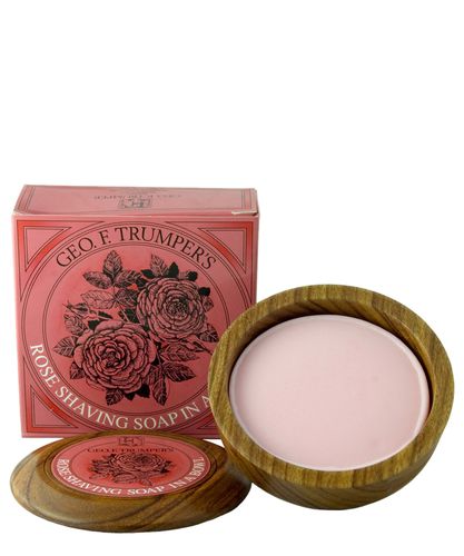 Rose hard shaving soap bowl 80 g - Geo F. Trumper Perfumer - Modalova