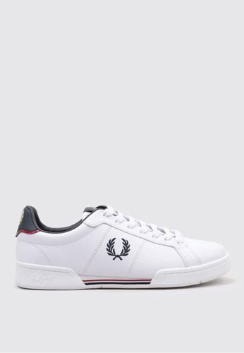 FRED PERRY - B722 LEATHER 41 Blanco - FRED PERRY - Modalova