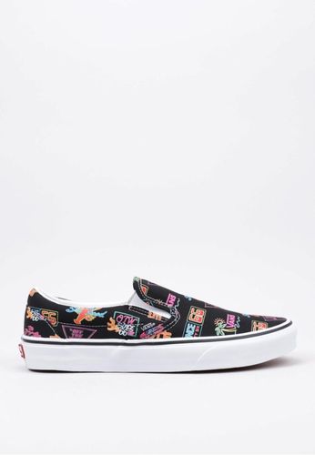 UA Classic Slip-On ( MARKET) BLACK/NEON 42 - VANS - Modalova