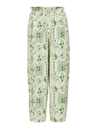 Printed High Waisted Trousers - Object Collectors Item - Modalova