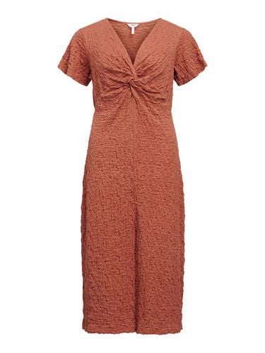 Knot Detail Midi Dress - Object Collectors Item - Modalova