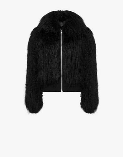Furry Short Coat - Boutique Moschino - Modalova