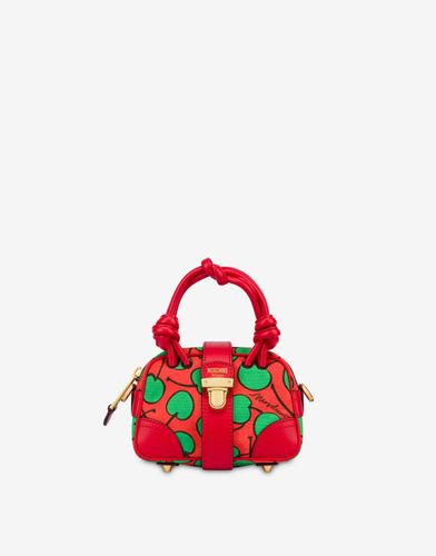 Bolso Pequeño De Lona Allover Cherry - Moschino - Modalova