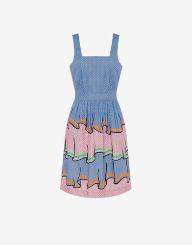 Vestido Midi De Lunares Trampantojo - Boutique Moschino - Modalova