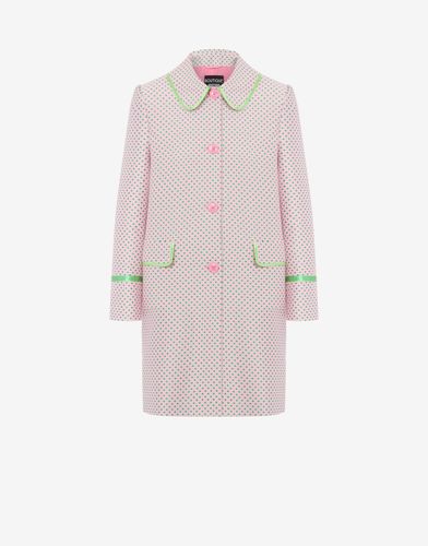 Abrigo Jacquard Small Polka Dots - Boutique Moschino - Modalova