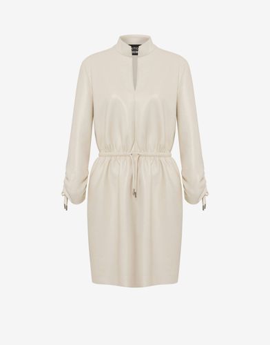 Vestido De Tejido Suave Con Cordón - Boutique Moschino - Modalova
