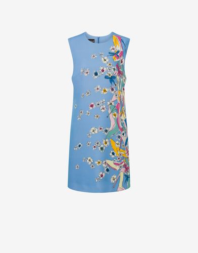 Vestido De Cady Ligero Heels & Flowers - Boutique Moschino - Modalova