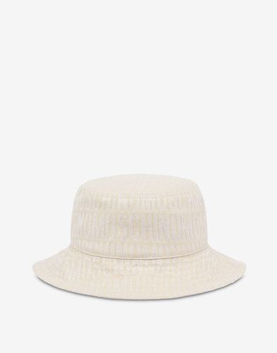 Bucket Hat Allover Logo - Moschino - Modalova