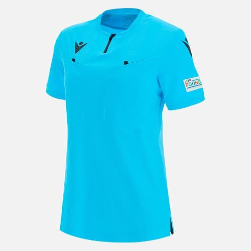 Uefa 2021 referee woman neon blue shirt - Macron - Modalova