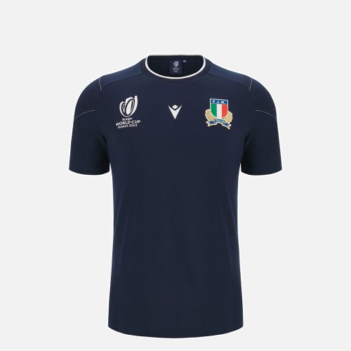 Rugby World Cup 2023 Italia Rugby junior player's travel shirt - Macron UK - Modalova