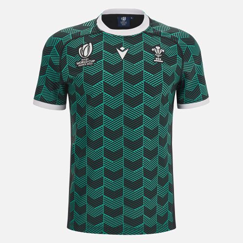 Rugby World Cup 2023 Welsh Rugby turquoise training shirt - Macron - Modalova