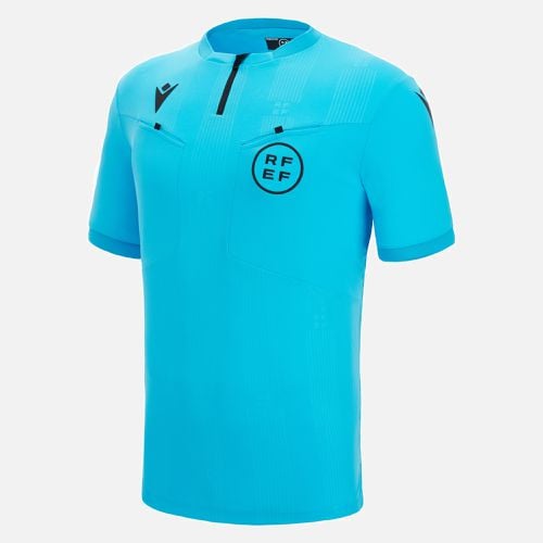 Comité Técnico de Árbitros 2022/24 referee neon blue shirt - Macron - Modalova