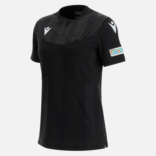 Uefa 2021 referee woman black shirt - Macron - Modalova