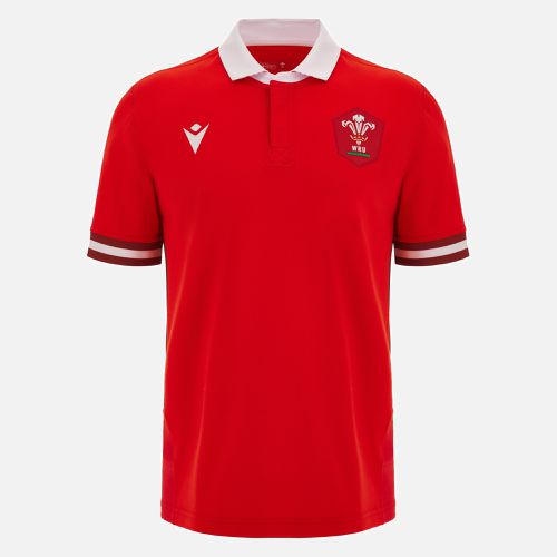 Welsh Rugby 2023/24 short sleeve home cotton shirt - Macron - Modalova