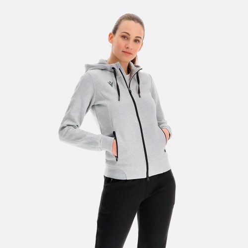 Womens' full lenght zip hooded sweatshirt lyre - Macron - Modalova