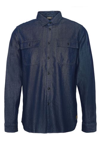 Dalston Denim Shirt Chambray Blue Size: SIZE M - Barbour International - Modalova
