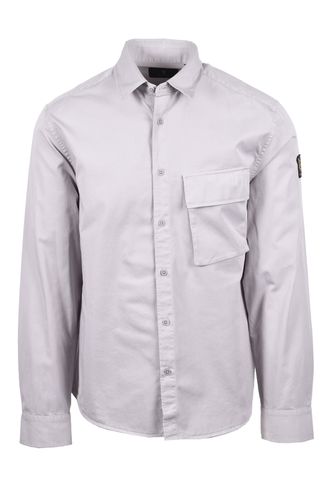 Scale Long Sleeved Shirt Chrome Size: SIZE M - Belstaff - Modalova