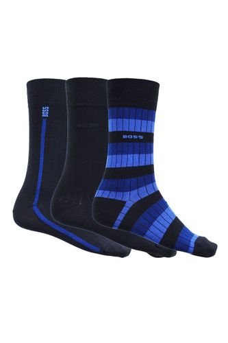 Boss 3pack Rs Fine Rib Socks Dark Size: UK 6 -11 - BOSS Accessories - Modalova