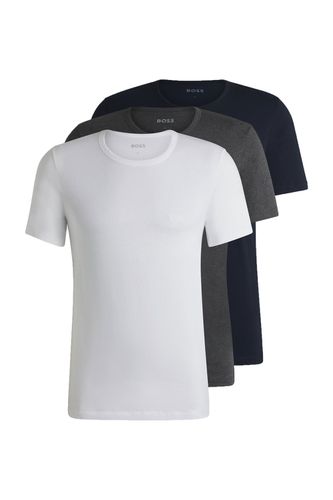 Boss T-shirt Rn 3 Pack Classic Grey/White/Navy Size: SIZ - BOSS Bodywear - Modalova