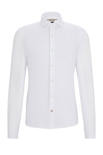 Boss C-hal-spread Collar Long Sleeved Shirt Size: 15 - BOSS Black - Modalova